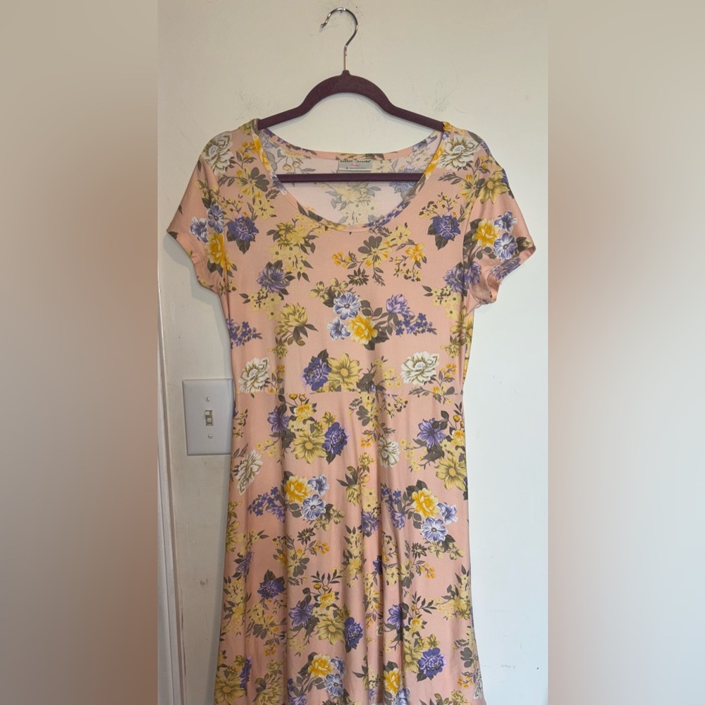 Bobbie Brooks Pink Flower Dress